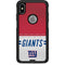 NFL New York Giants White Striped Otterbox Commuter iPhone Skin