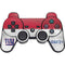 NFL New York Giants White Striped PS3 Dual Shock wireless controller Skin
