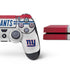 NFL New York Giants White Striped PS4 Console and Controller Bundle Skin