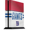 NFL New York Giants White Striped PS4 Console Skin