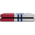NFL New York Giants White Striped PS4 Console Skin