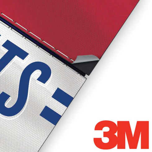 NFL New York Giants White Striped PS4 Console Skin