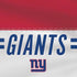 NFL New York Giants White Striped PS4 Console Skin