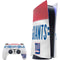 NFL New York Giants White Striped PS5 Bundle Skin
