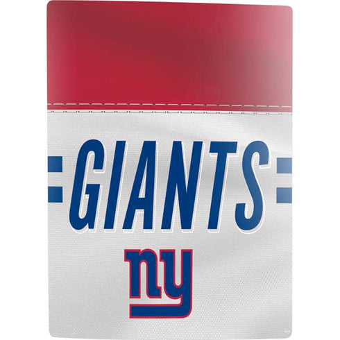 NFL New York Giants White Striped PS5 Digital Edition Bundle Skin