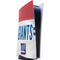 NFL New York Giants White Striped PS5 Digital Edition Console Skin
