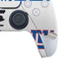 NFL New York Giants White Striped PS5 Controller Skin