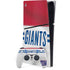 NFL New York Giants White Striped PS5 Slim Digital Edition Console Skin