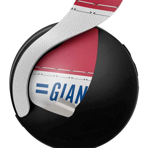 NFL New York Giants White Striped PULSE 3D Wireless Headset for PS5 Skin