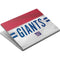 NFL New York Giants White Striped Surface Book Skin