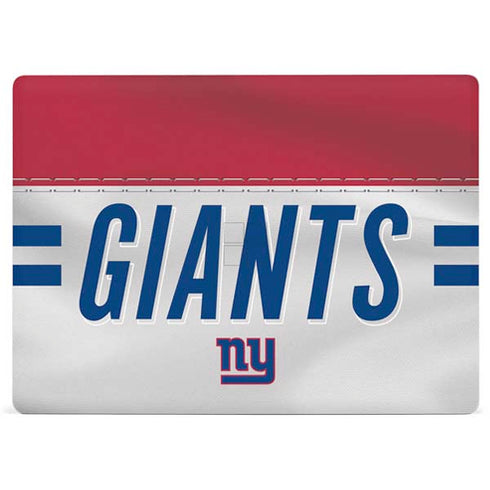 NFL New York Giants White Striped Surface Laptop 2 Skin