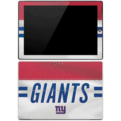 NFL New York Giants White Striped Surface Pro 3 Skin