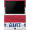 NFL New York Giants White Striped Surface Pro 6 Skin