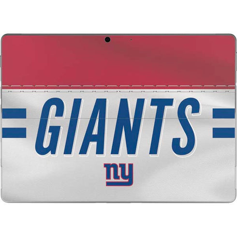NFL New York Giants White Striped Surface Pro 9 Skin