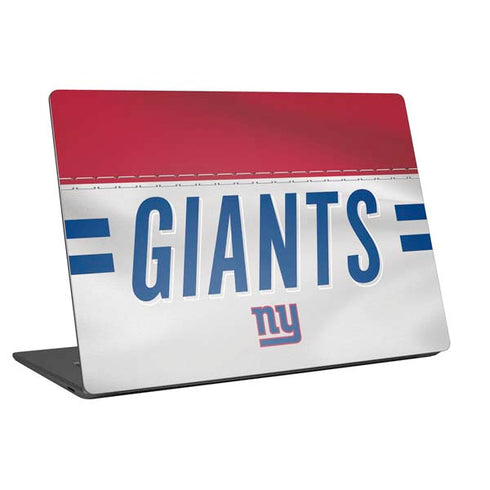 NFL New York Giants White Striped Universal Laptop 12in (9.8 x 6.8in) Skin