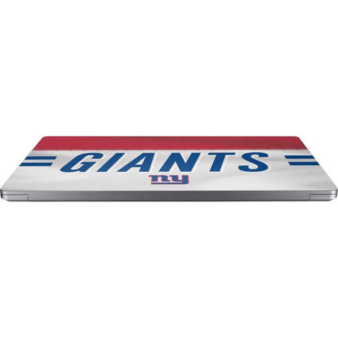 NFL New York Giants White Striped Universal Laptop 14in (11.4 x 8.2in) Skin