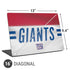 NFL New York Giants White Striped Universal Laptop 16in (13 x 9.4in) Skin