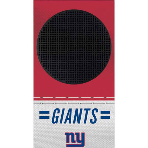 NFL New York Giants White Striped Xbox Series S Skins