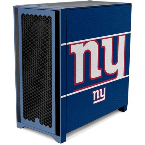NFL New York Giants Zone Block Corsair 4000D Tempered Glass Mid-Tower ATX Case Skin