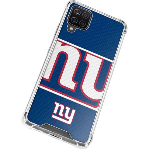 NFL New York Giants Zone Block Galaxy A12 Clear Case