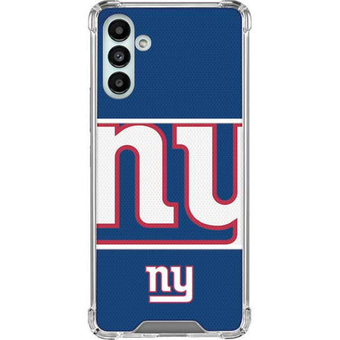 NFL New York Giants Zone Block Galaxy A13 5G Clear Case