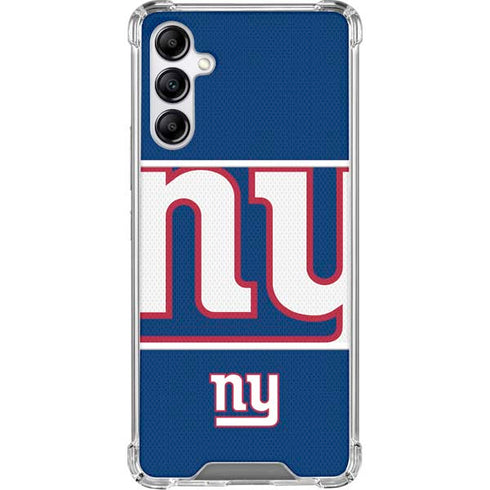 NFL New York Giants Zone Block Galaxy A15 5G Clear Case