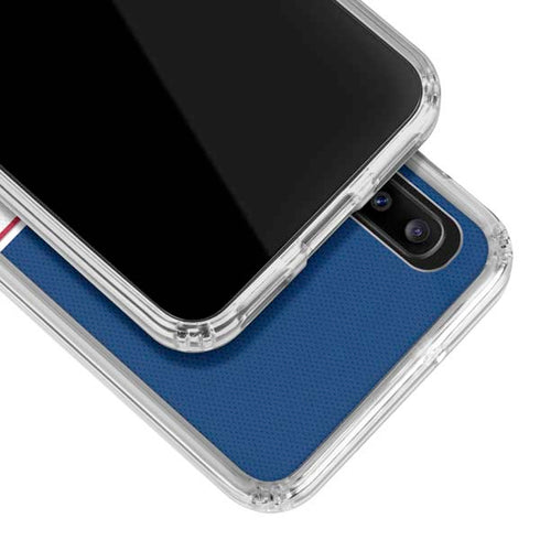 NFL New York Giants Zone Block Galaxy A20 Clear Case