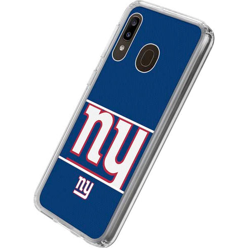 NFL New York Giants Zone Block Galaxy A20 Clear Case