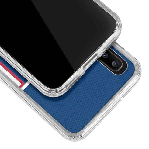 NFL New York Giants Zone Block Galaxy A30 Clear Case