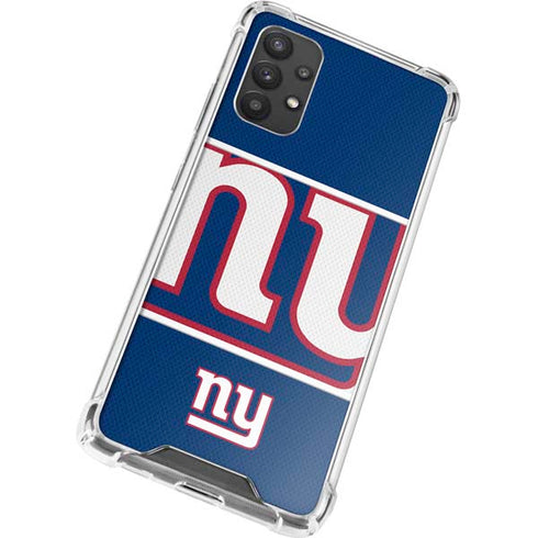 NFL New York Giants Zone Block Galaxy A32 5G Clear Case