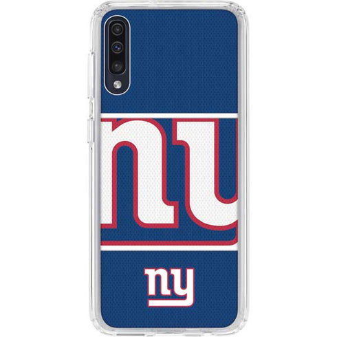 NFL New York Giants Zone Block Galaxy A50 Clear Case