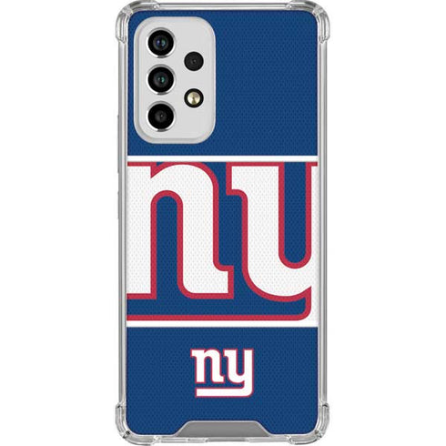 NFL New York Giants Zone Block Galaxy A53 5G Clear Case