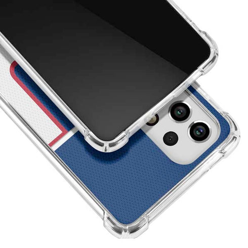 NFL New York Giants Zone Block Galaxy A53 5G Clear Case