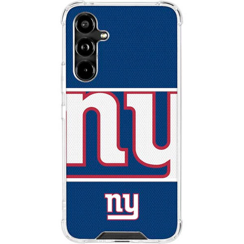 NFL New York Giants Zone Block Galaxy A54 5G Clear Case