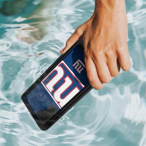 NFL New York Giants Zone Block Galaxy Note 10 Waterproof Case