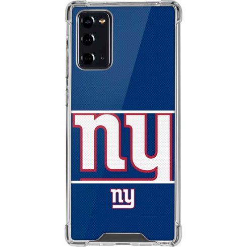 NFL New York Giants Zone Block Galaxy Note20 5G Clear Case