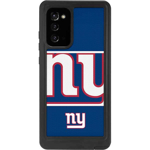 NFL New York Giants Zone Block Galaxy Note20 5G Waterproof Case