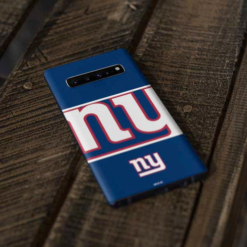 NFL New York Giants Zone Block Galaxy S10 Skin
