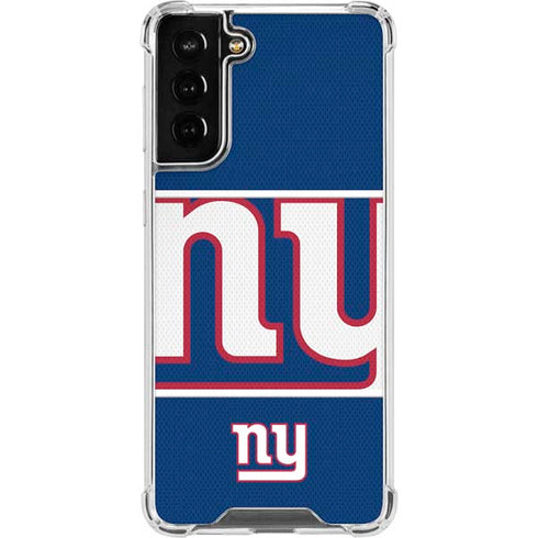 NFL New York Giants Zone Block Galaxy S21 FE Clear Case