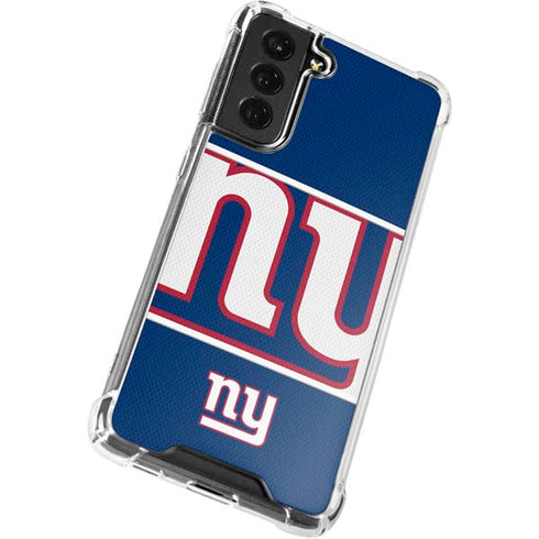 NFL New York Giants Zone Block Galaxy S21 FE Clear Case