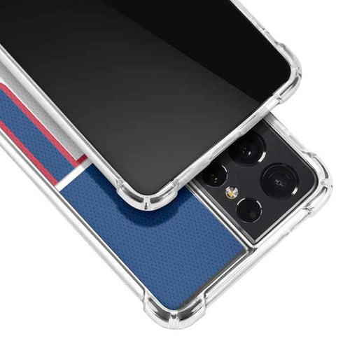 NFL New York Giants Zone Block Galaxy S21 Ultra 5G Clear Case