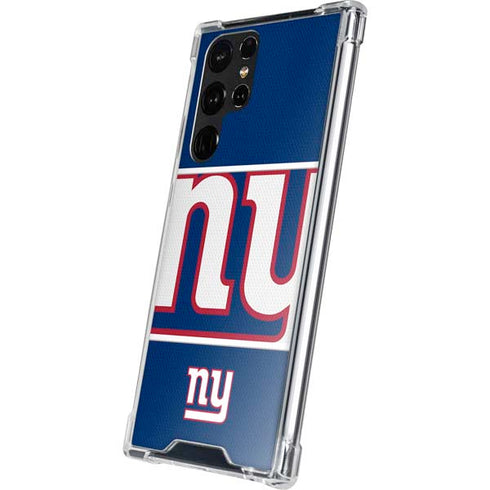 NFL New York Giants Zone Block Galaxy S22 Ultra Clear Case