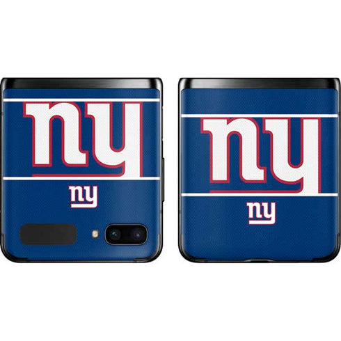 NFL New York Giants Zone Block Galaxy Z Flip Skin