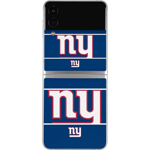 NFL New York Giants Zone Block Galaxy Z Flip3 5G Skin