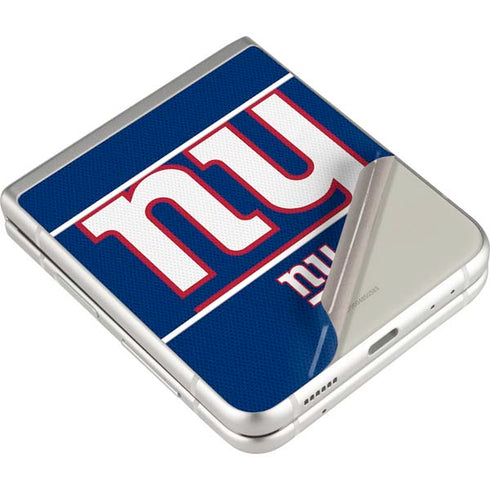 NFL New York Giants Zone Block Galaxy Z Flip3 5G Skin