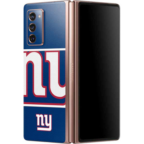 NFL New York Giants Zone Block Galaxy Z Fold2 5G Skin