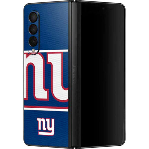 NFL New York Giants Zone Block Galaxy Z Fold3 5G Skin