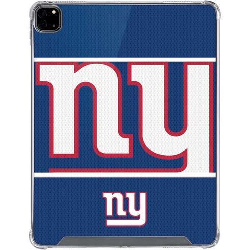 NFL New York Giants Zone Block iPad Pro 12.9in (2020) Clear Case