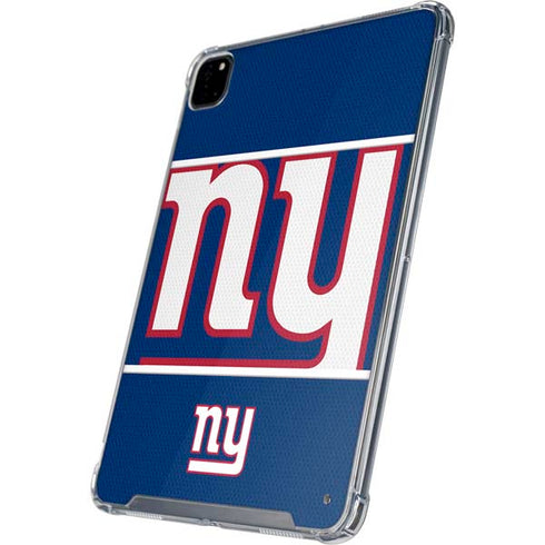 NFL New York Giants Zone Block iPad Pro 12.9in (2020) Clear Case