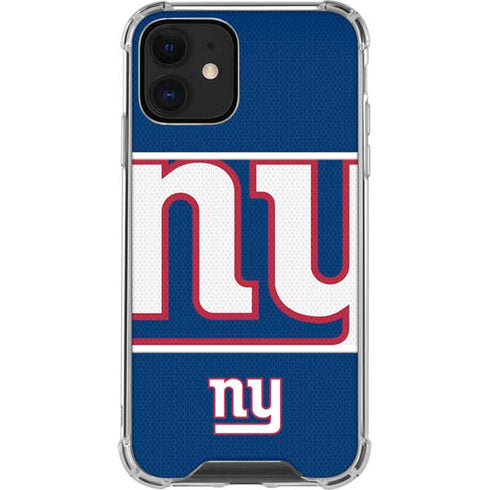 NFL New York Giants Zone Block iPhone 12 Mini Clear Case
